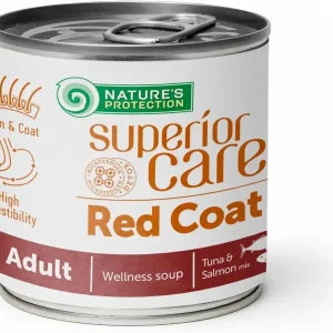 Nature's Protection Red Coat Wellness Soup Tonno e Salmone 140g Lattina Cani
