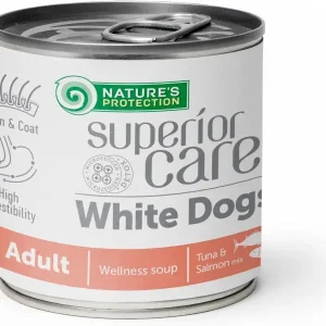 Nature's Protection White Dogs Wellness Soup Tonno e Salmone 140g Lattina Cani